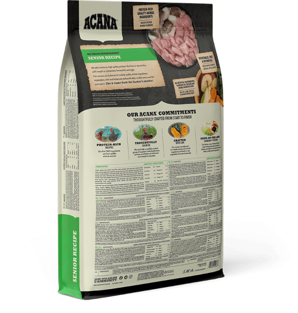 Dog Food Dry Dog Food Senior Chicken and Fish Grain Free