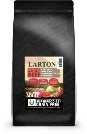 Larton Superfood 65 Adult Small Breed Angus Beef