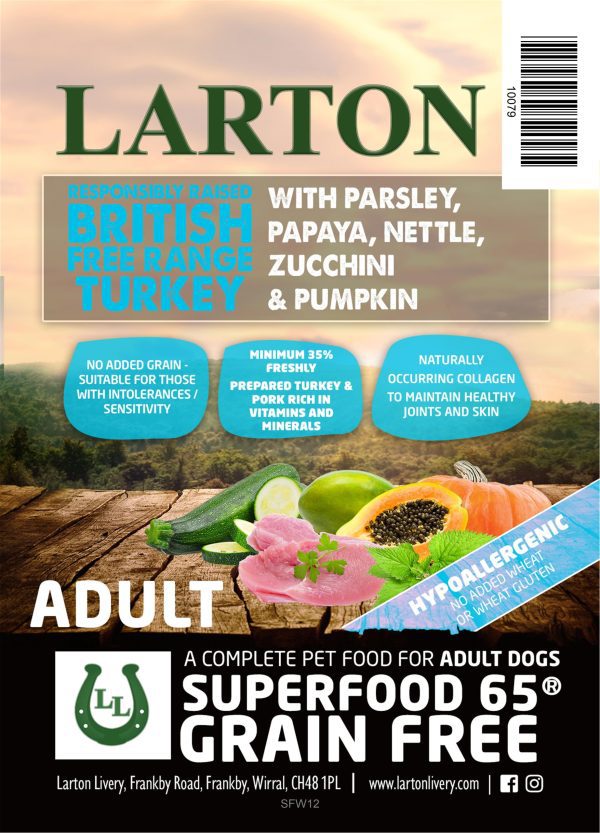 Dog Food Dry Dog Food Grain Free Adult Turkey