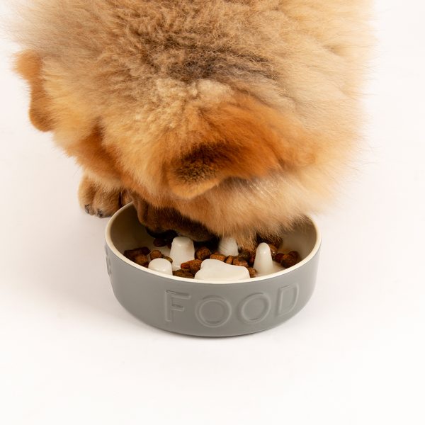 Dog Bowl Ceramic Food Bowl Water Bowl Slow Feed