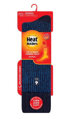 Heat Holders Mens Boot Sock Navy
