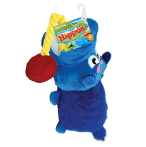 Hasbro Dog Toy Hungry Hippo Squeak & Tug 17"