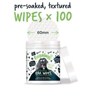 Bugalugs Bio Ear Wipes 100 Pack