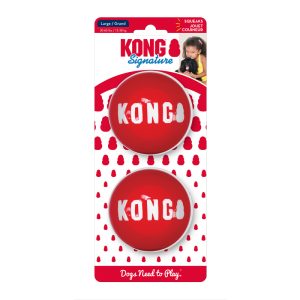 KONG Signature Balls Large 2pk