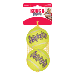 Kong Air Large Squeaker Tennis Balls 2 Pack