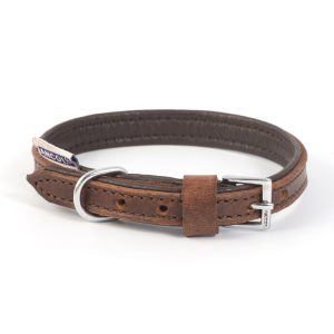 Ancol Vintage Leather Padded Collar