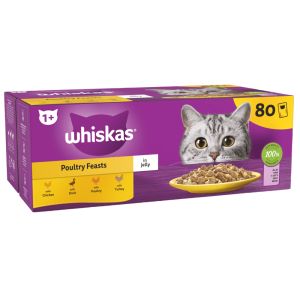 Whiskas Poultry Feast Jelly 40pk