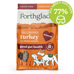 Forthglade Grain Free Cold Pressed Small Dog Turkey & Sweet Potato 2kg