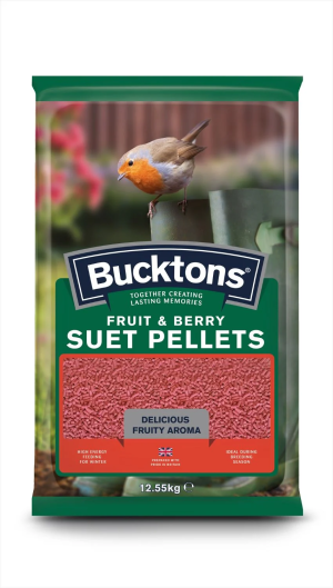 Bucktons Fruit & Berry Suet Pellets 12.55Kg