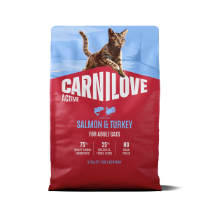 Carnilove Active Salmon & Turkey Cat Food for Adult Cats