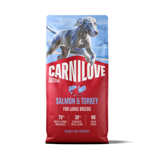 Carnilove Active Salmon & Turkey Dog Food for Adult Large Breeds