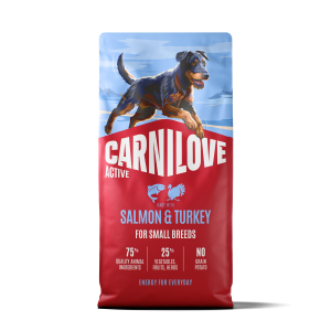 Carnilove Active Salmon & Turkey Dog Food for Adult Small Breeds 1.5kg