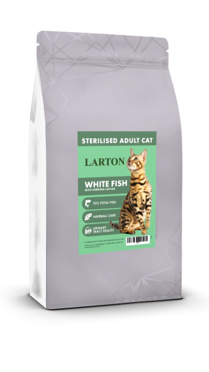 Larton Connoisseur Cat Adult White Fish with Herring Caviar